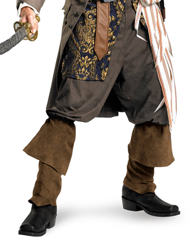 Pirates Of The Caribbean Captain Jack Sparrow Theatrical Quality Mens Costume