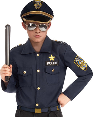 Police Officer Boys Costume