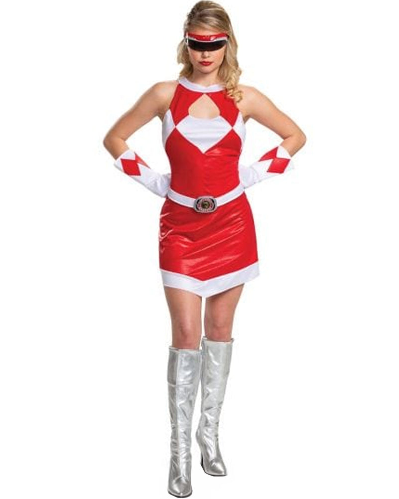 Power Rangers Red Ranger Mighty Morpher Deluxe Womens Costume