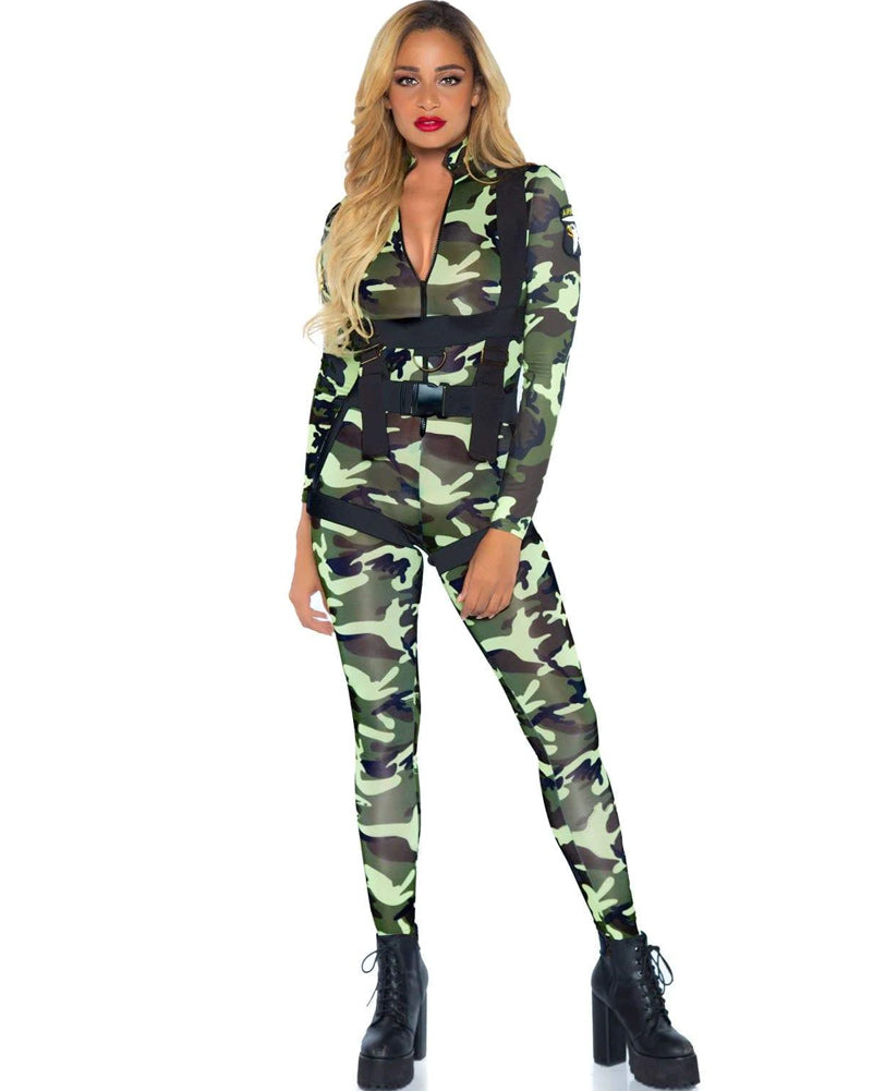 Pretty Paratrooper Camouflage 2-pc. Costume 85166 main image 1