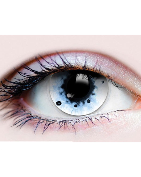 Primal 14mm White and Black Contact Lenses