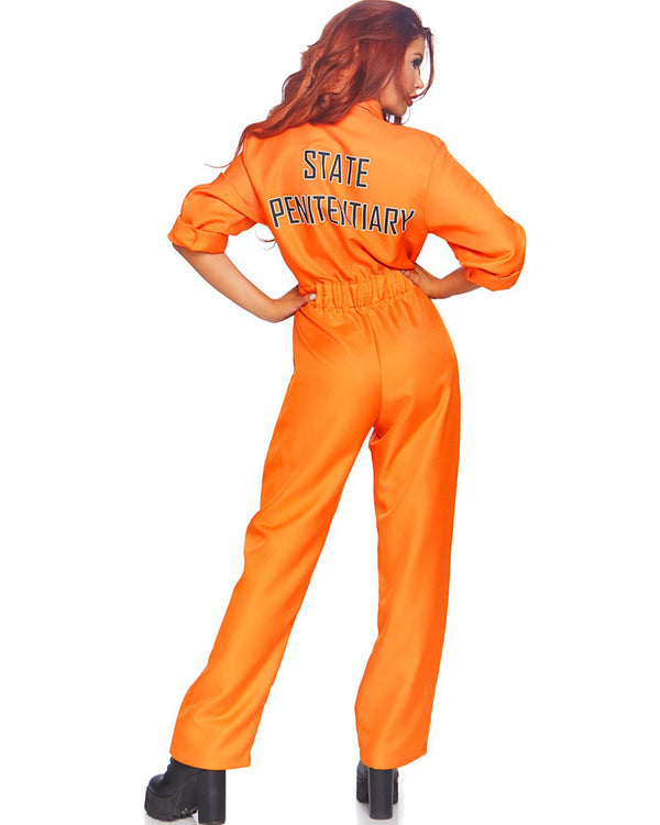 Prisoner Jumpsuit Womens Costume