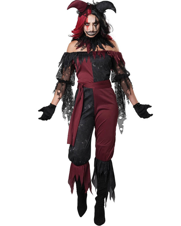 Psycho Jester Womens Costume