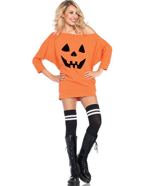Pumpkin Dress Womens Costume
