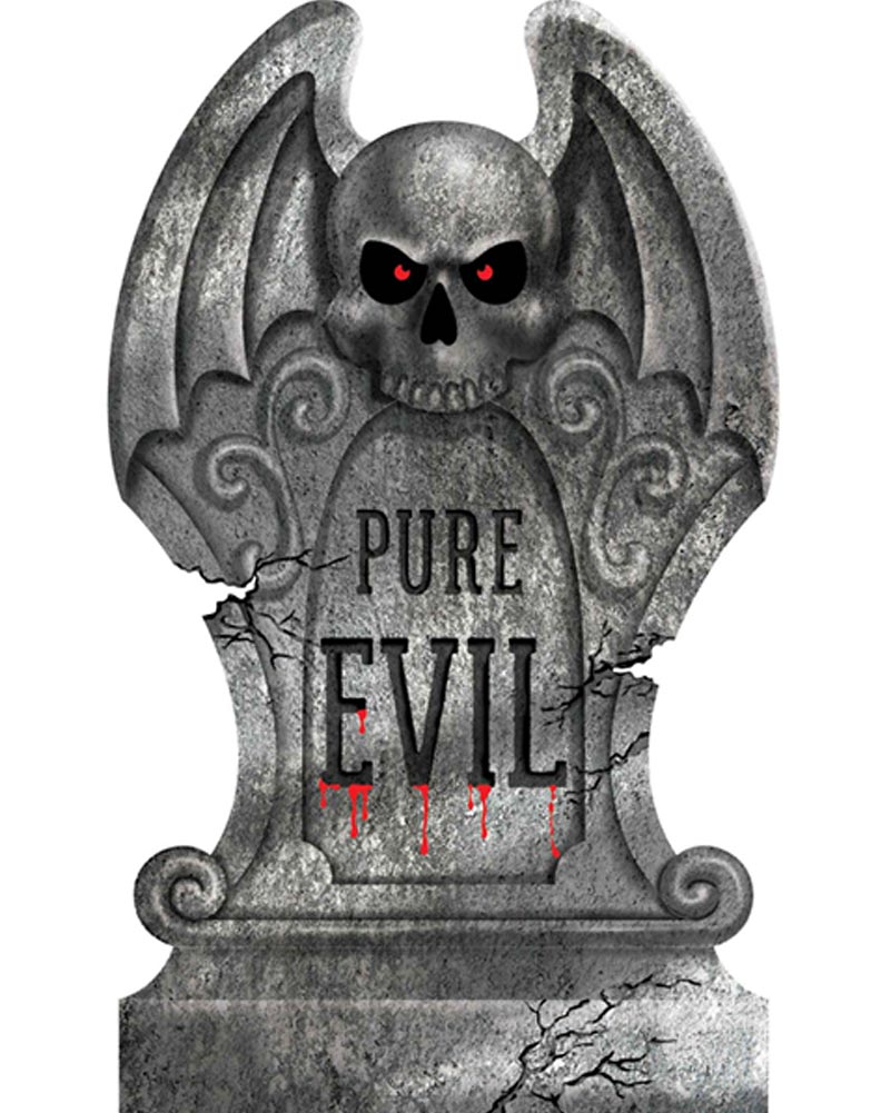 Pure Evil Foam Tombstone 55cm