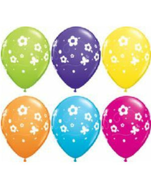 Easter Balloons with Daisies and Butterflies Pack of 25