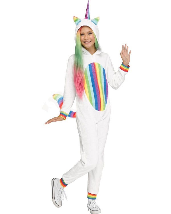 Rainbow Unicorn Kids Costume