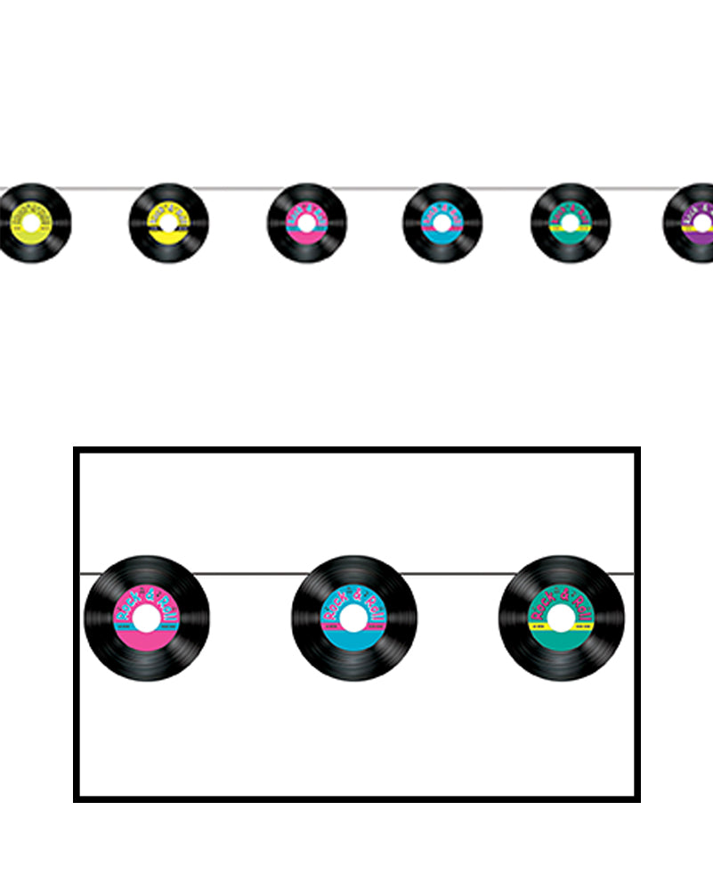 50s Records Banner 2 4m