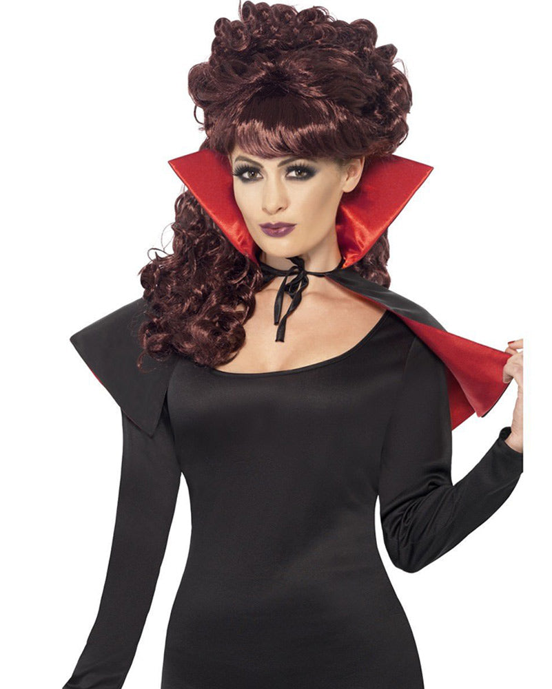 Red and Black Mini Vamp Cape