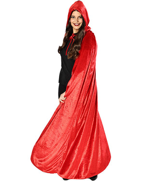 Red Velvet Deluxe Adults Cape