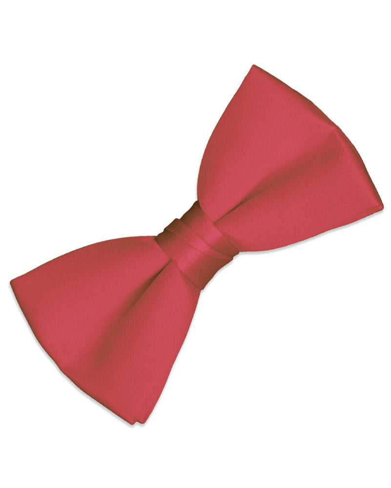 Red Satin Bow Tie