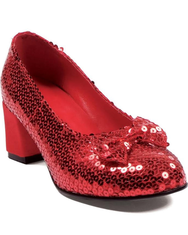 Red Dorothy Sequin Womens Shoes