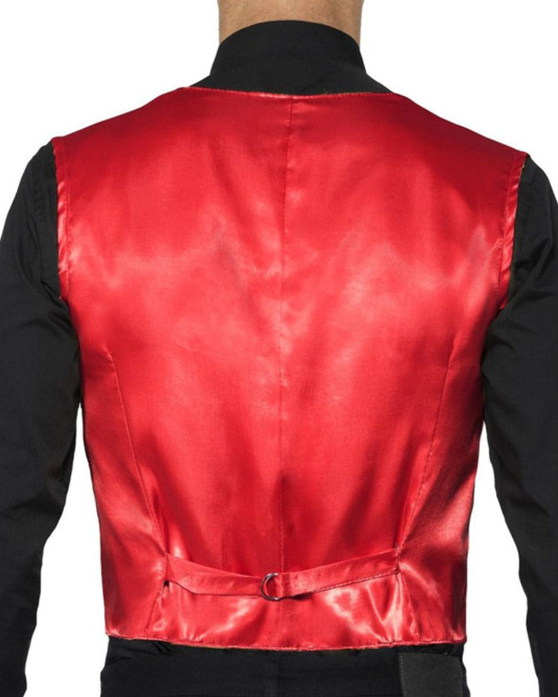 Red Sequin Waistcoat