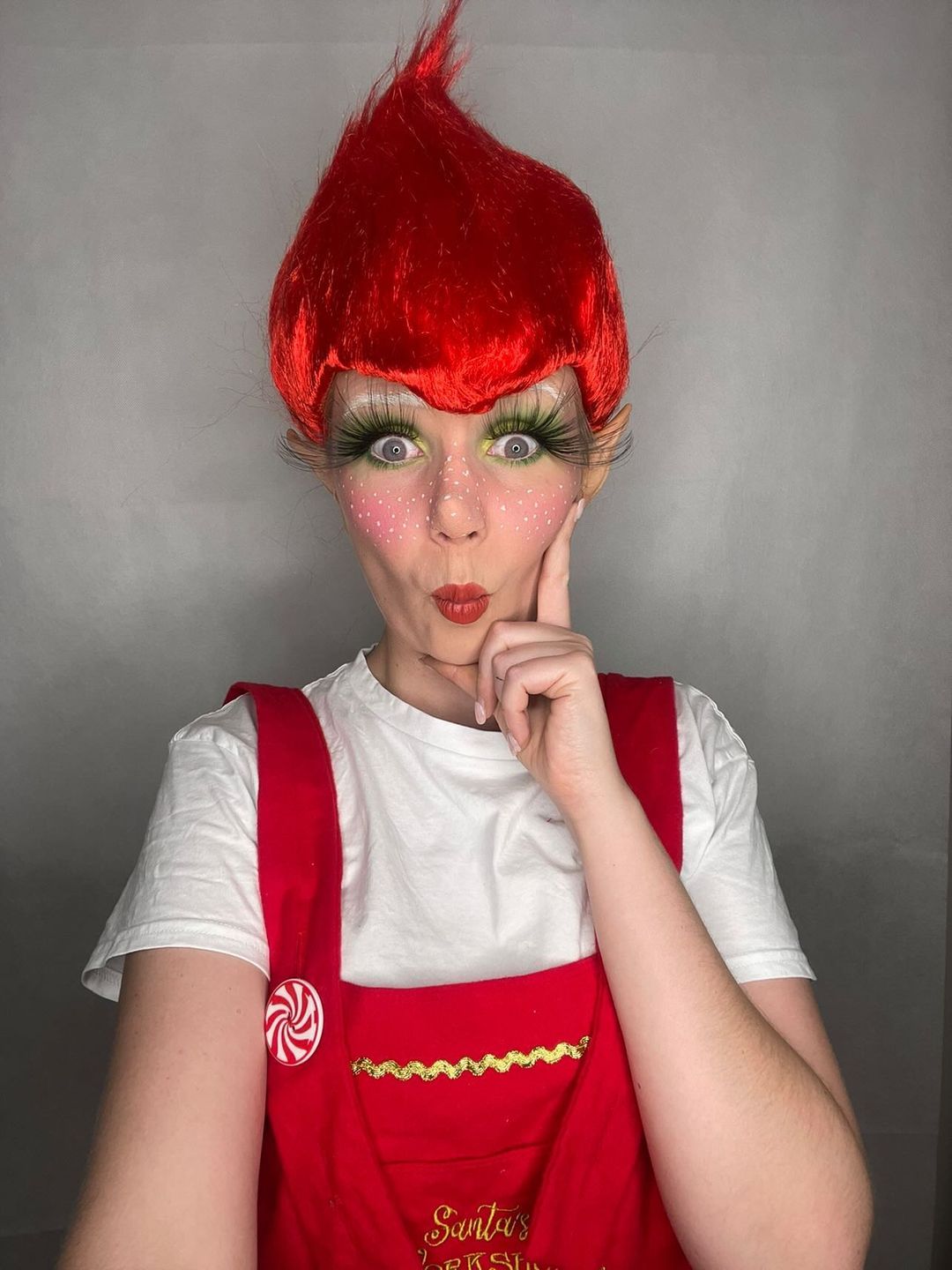 Red Troll Wig