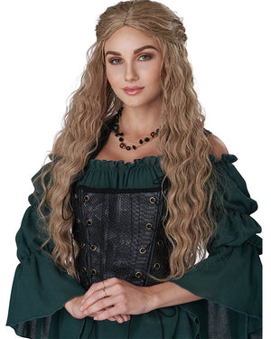 Renaissance Maiden Long Dirty Blonde Wig