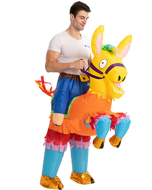 Riding A Llama Inflatable Adult Costume