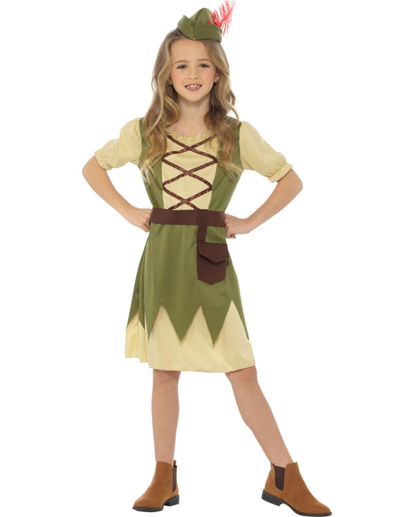 Robin Hood Dress Girls Costume