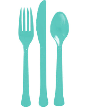 Robins Egg Blue Premium Assorted Cutlery Pack of 24
