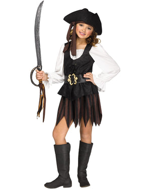 Rustic Pirate Maiden Girls Costume