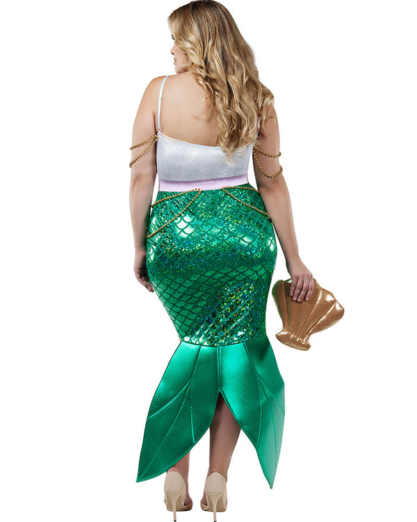 Alluring Sea Siren Womens Plus Size Costume