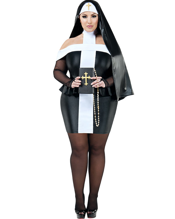 Sacrilege Sister Womens Plus Size Costume