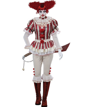 Sadistic Scary Clown Womens Costume