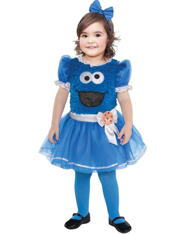 Sesame Street Cookie Monster Girls Toddler Costume
