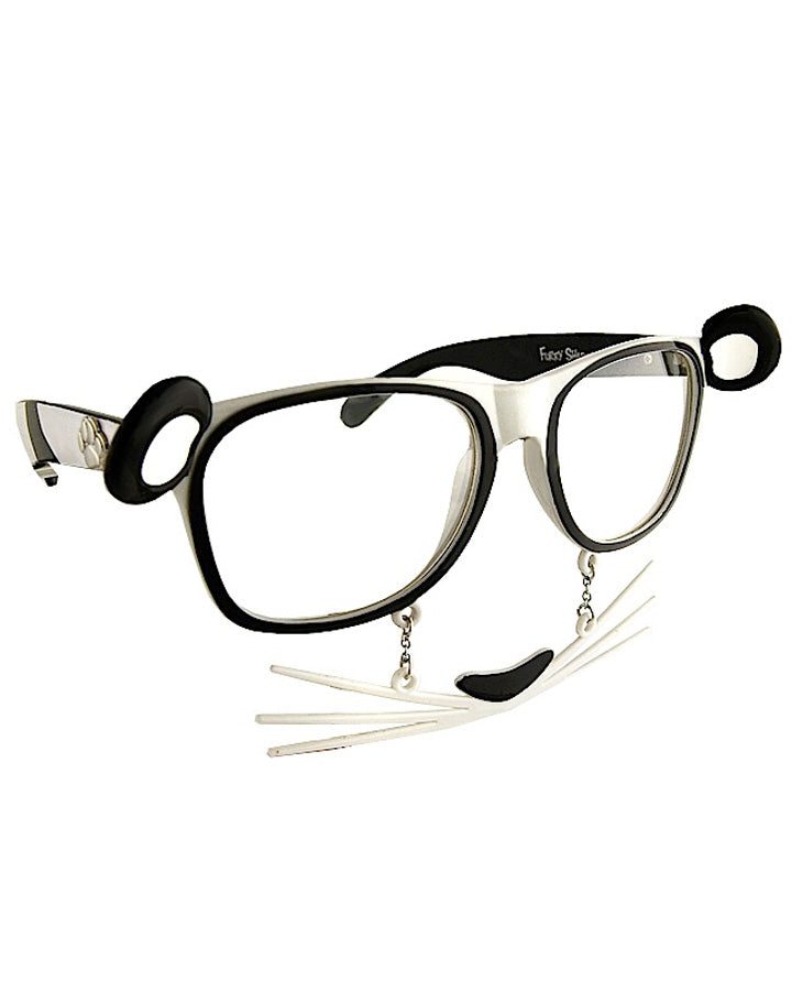 Panda Glasses with Whiskers