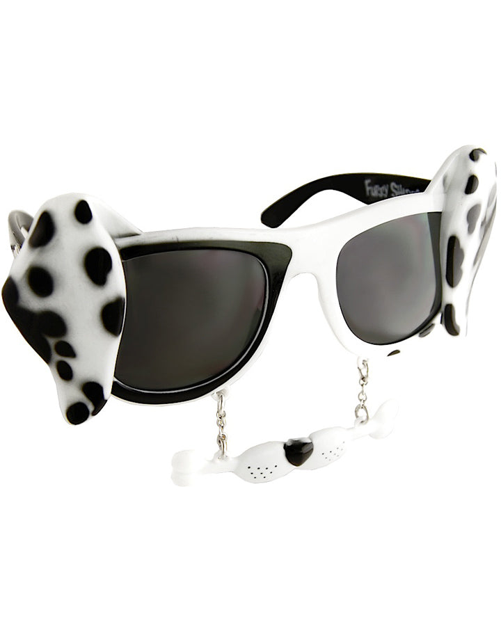 Dalmatian Glasses with Bone Stache