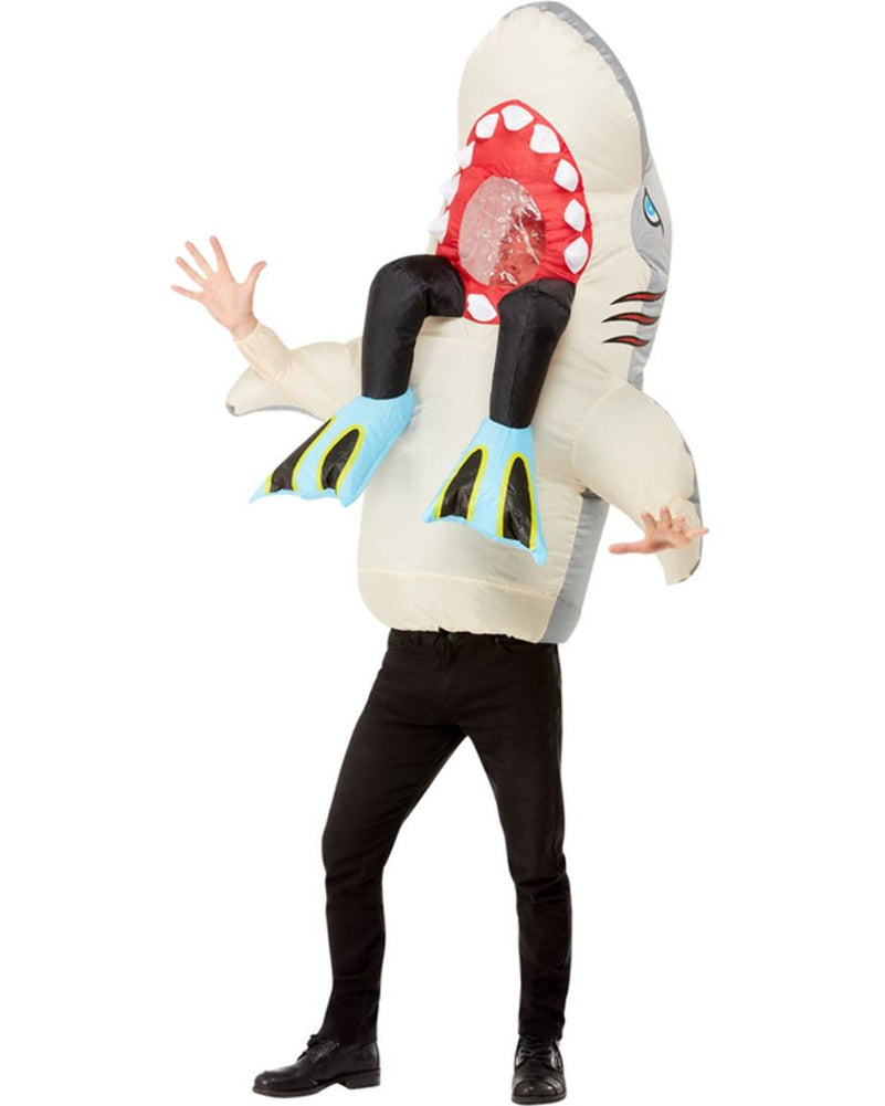 Shark and Diver Inflatable Adult Costume