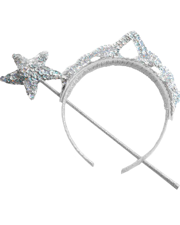 Princess Sparkle Silver Wand and Tiara Pack
