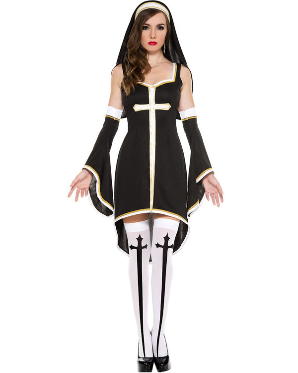 Sinfully Hot Nun Womens Costume
