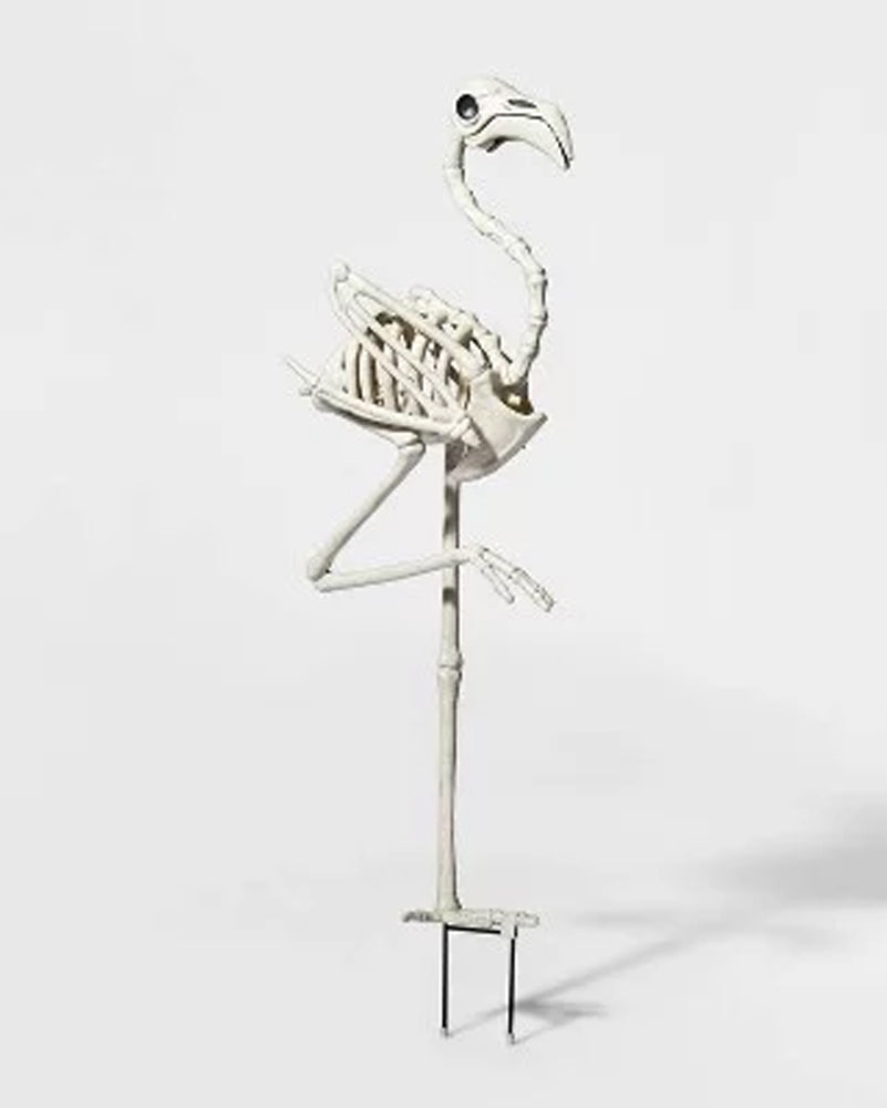 Skeleton Flamingo Prop