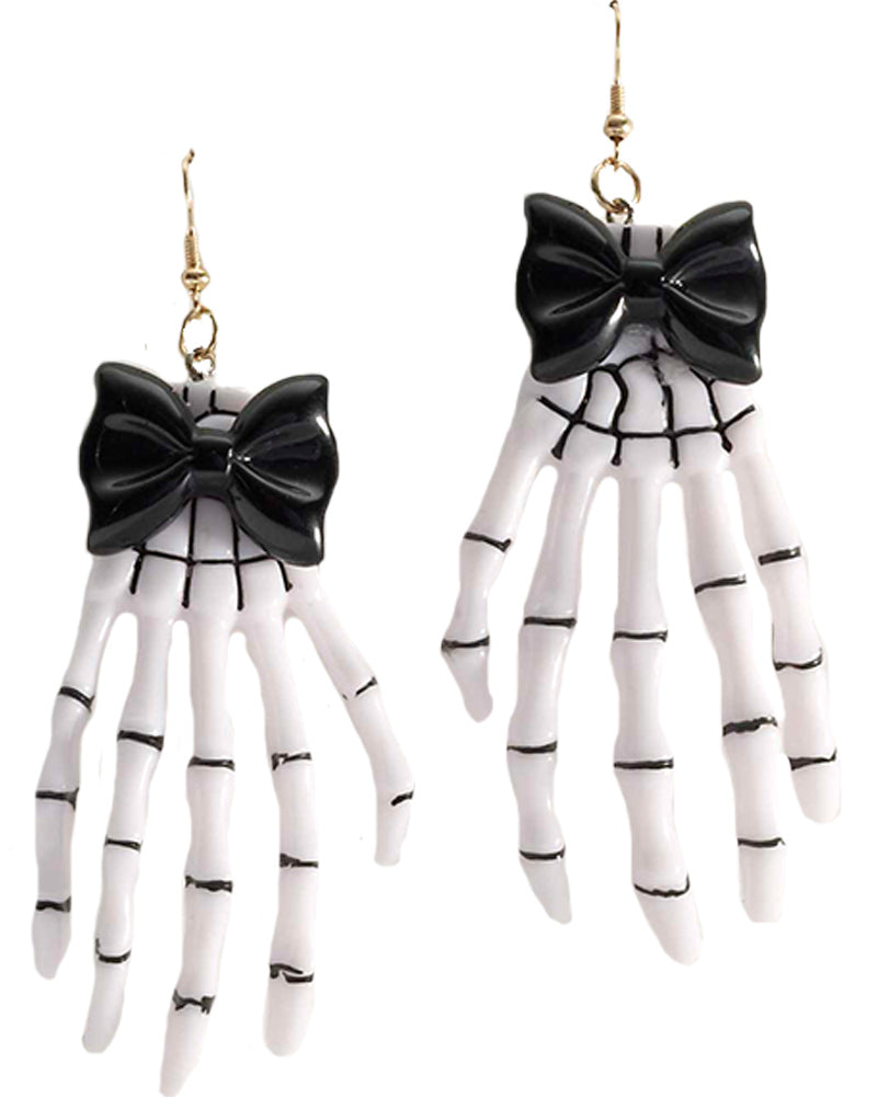 Skeleton Hand Earrings