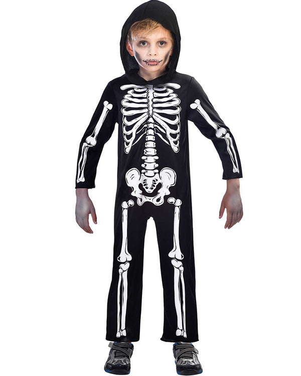 Skeleton Jumpsuit Kids Costume