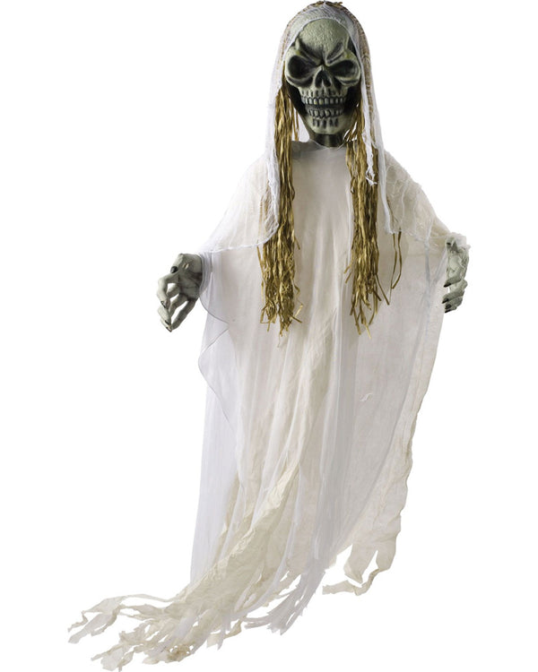Skull Reaper Light Up Hanging Decoration 3m