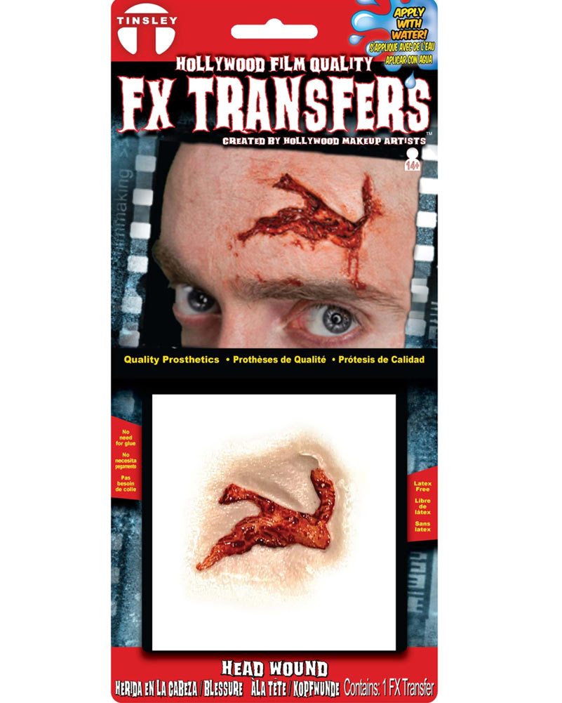 Small Head Wound FX Appliance Transfer Prosthetic Wound
