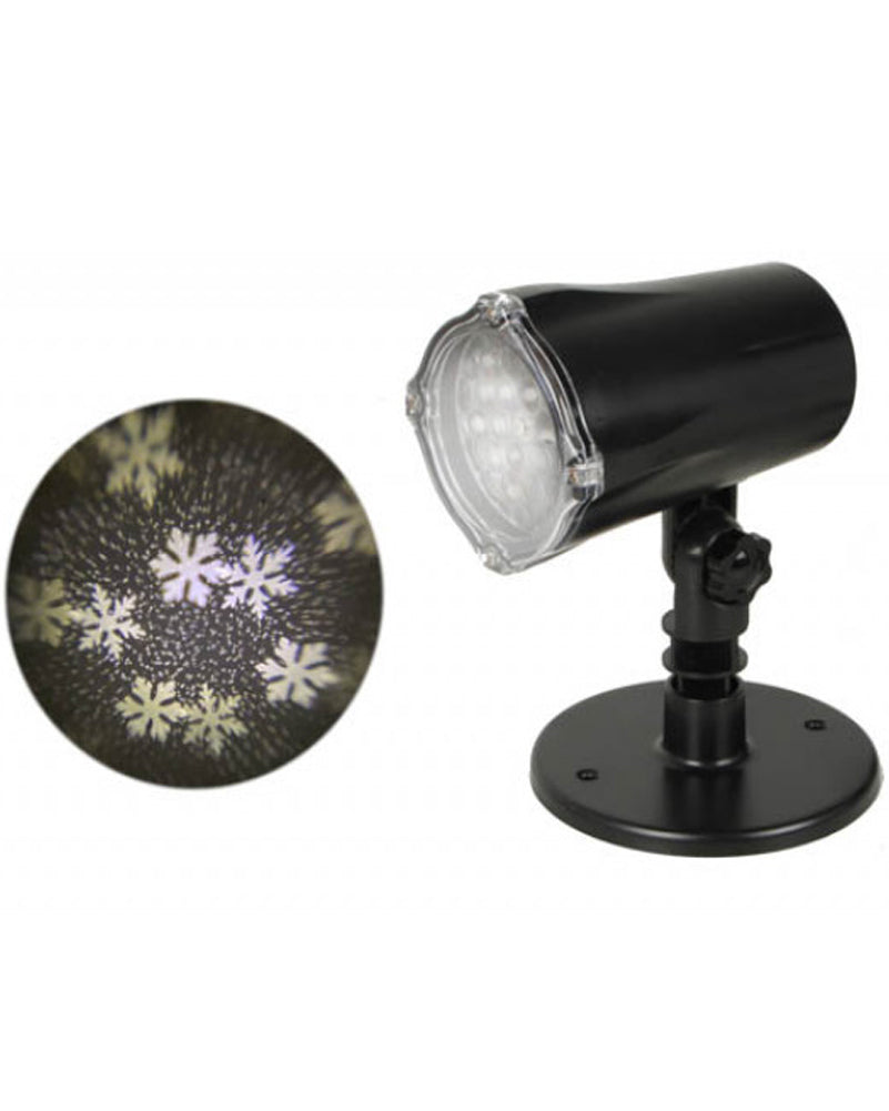 Christmas Snow Flo with Laser Light 34cm