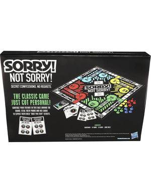 Sorry Not Sorry Parody Board Game