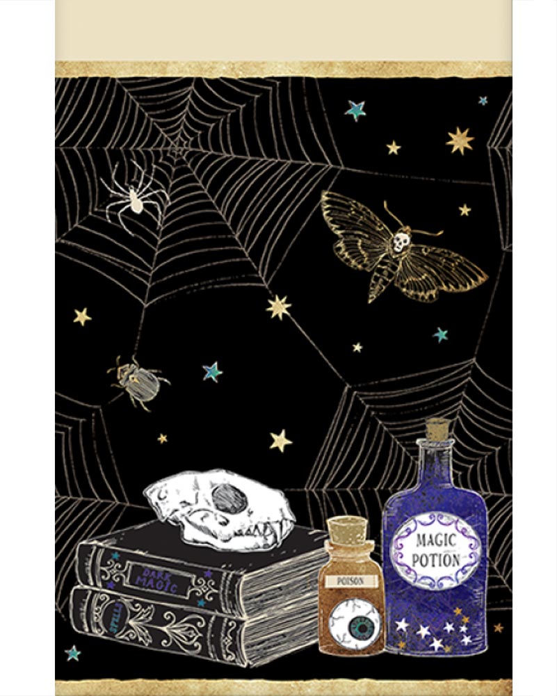 Spooks and Spells Plastic Tablecover 2.5m