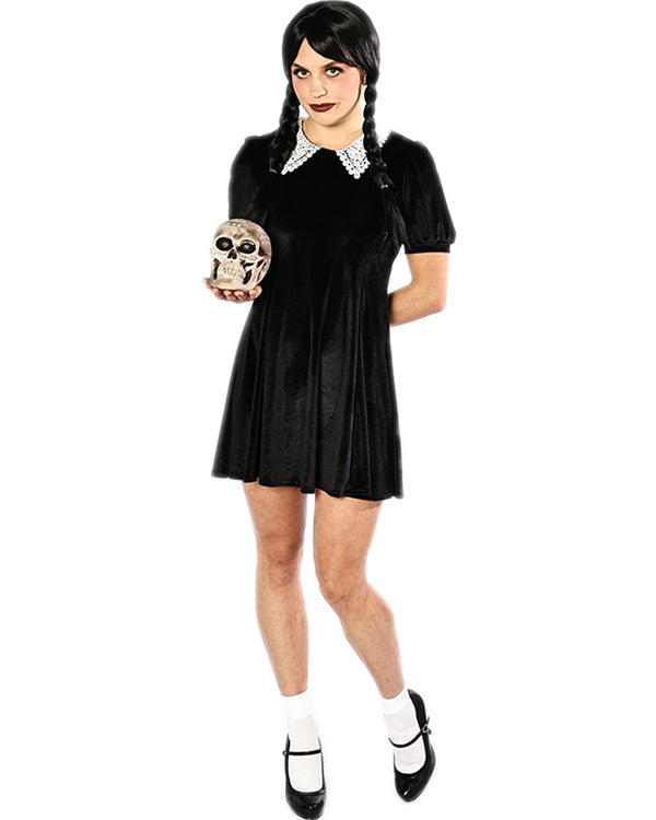 Spooky Goth Girl Deluxe Womens Costume
