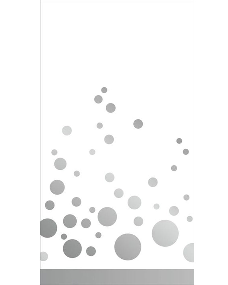 Sparkle and Shine Silver Guest Napkin Pack of 16