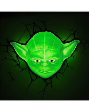 Star Wars Master Yoda 3D Wall Light