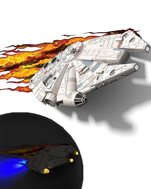 Star Wars Millennium Falcon 3D Wall Light