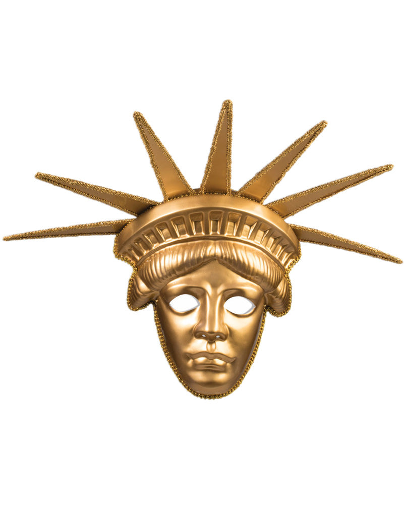 Statue Of Liberty Gold Mask
