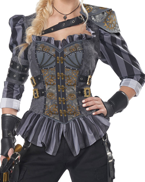 Steampunk Captain Womens Costume