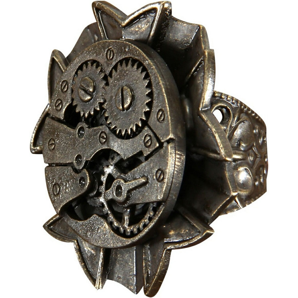Steampunk Watch Gears Ring