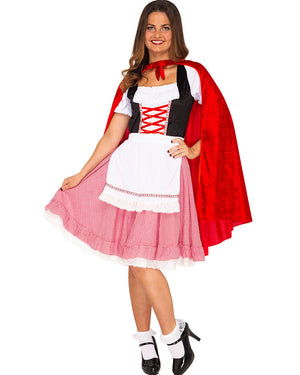 Storybook Red Riding Hood Deluxe Womens Plus Size Costume