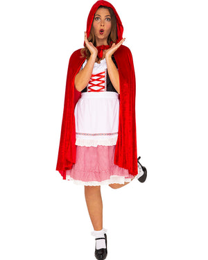 Storybook Red Riding Hood Deluxe Womens Costume