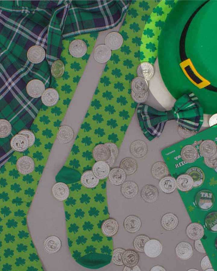 St Patricks Day Felt Top Hat